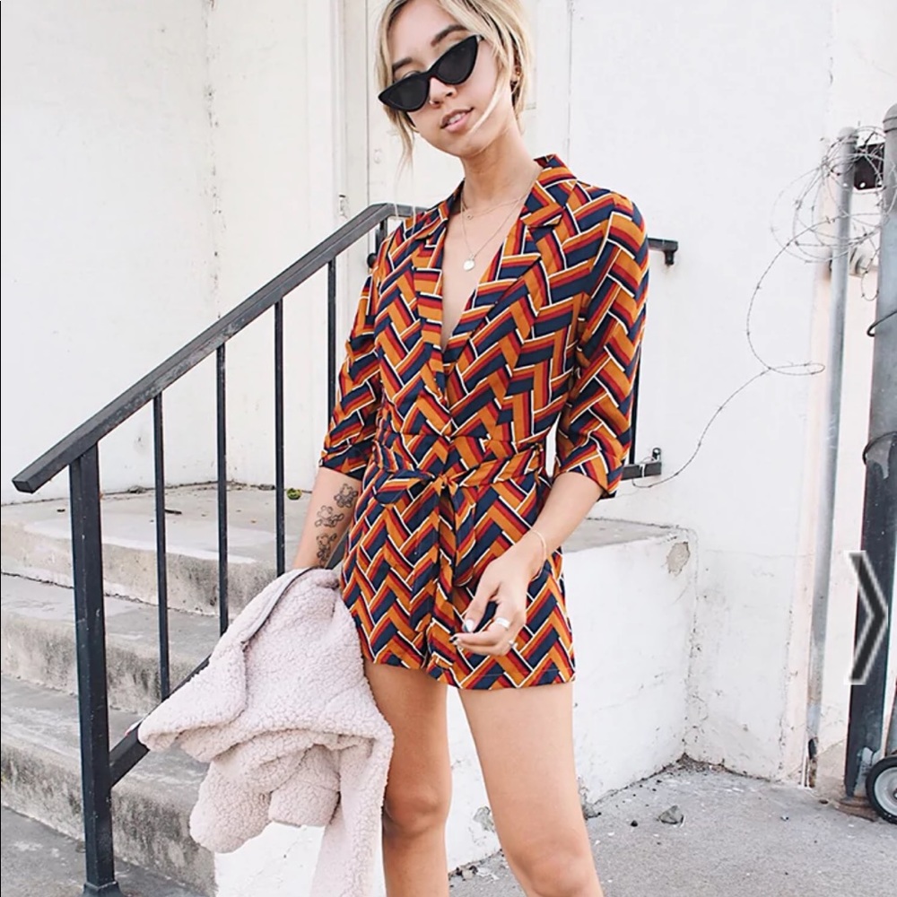Abstract print romper - Picture 5 of 7